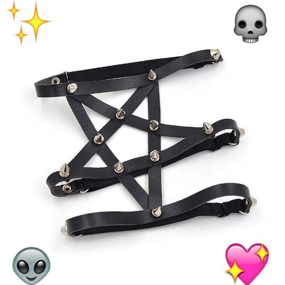🔮 Hexagram Leg Garter 🔮