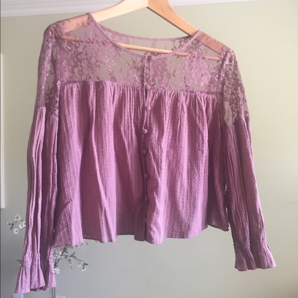 Free People Lace Top - Picture 1 of 4