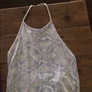 Pacsun tye dye reversible halter top
