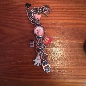 Charm mickey mouse watch