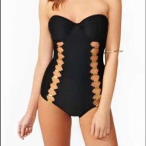 Sexy swimsuit with cutouts