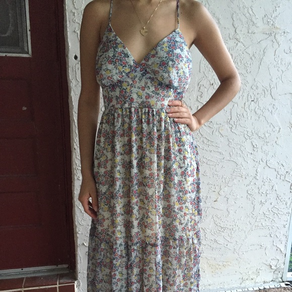 Chiffon maxi dress