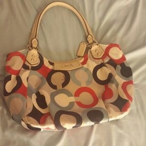Coach bag multicolored