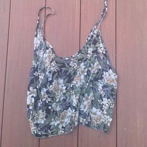 Brandy Melville Floral Croptop