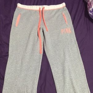 PINK Grey sweatpants