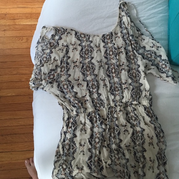 Forever 21 open shoulder romper