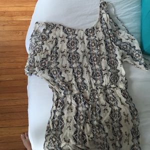 Forever 21 open shoulder romper