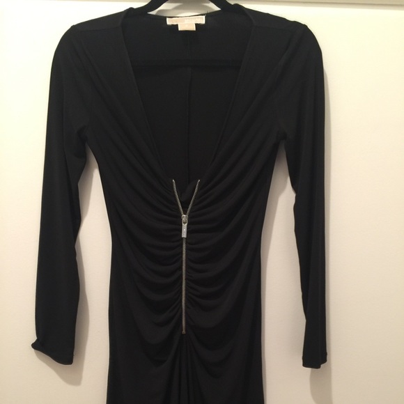 Michael Kors long sleeved black dress size 2