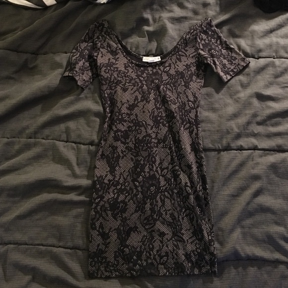 Black Short Sleeve Dress
