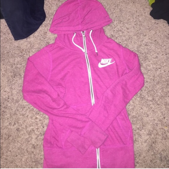 Pink nike hoodie
