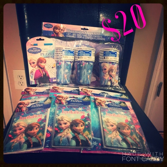Disney Frozen Birthday Invitations & Party Pack