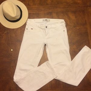 White Hollister jeans