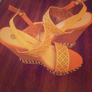 Tan Espadrilles Wedges