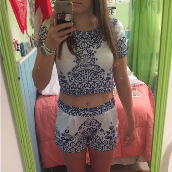 Two piece romper