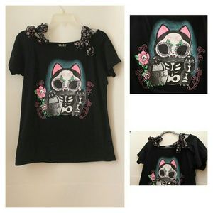 GraphicT Asian Cat design