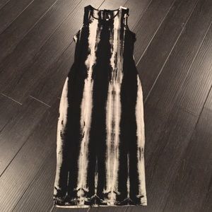 Tie-dye knee length dress