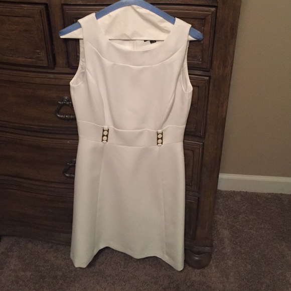 Tahari White Dress