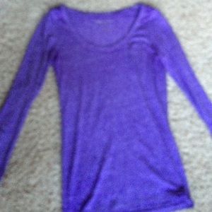American eagle purple long sleeve T-Shirt