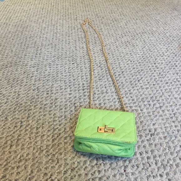 Lime green shoulder bag - Picture 2 of 4