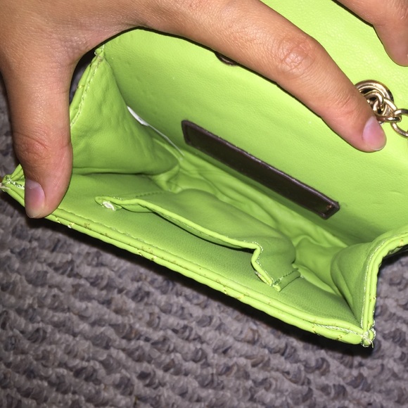 Lime green shoulder bag - Picture 3 of 4