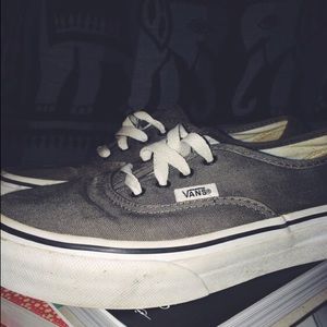 Gray Vans!