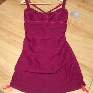 Athleta swim-dress with built in bra.
