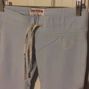 True Religion baby blue sweatpants