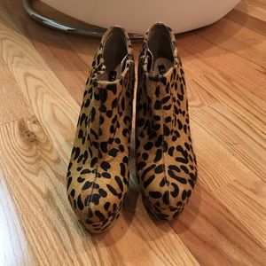 Leopard print heels