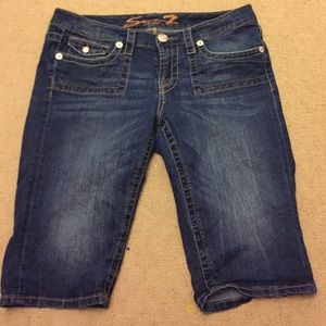 Seven Bermuda shorts