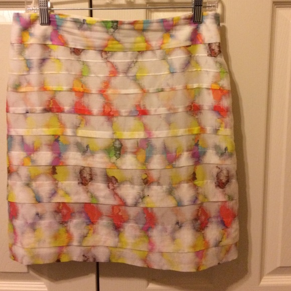 Ann Taylor silk/rayon skirt