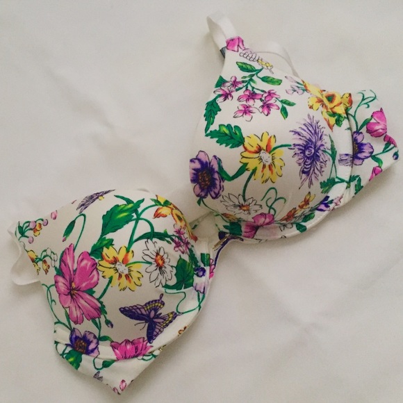 NWT Victoria's Secret Floral Push up Bra