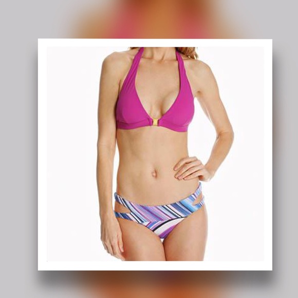 Aerin Rose Concerto X-Cut Out Swim Bottom Medium