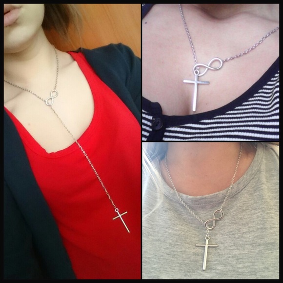 Infinity Cross Necklace - Picture 4 of 4