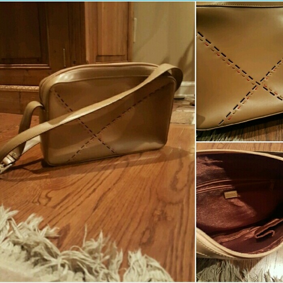 Tan shoulder bag