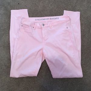 pink jeans