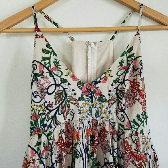 SOLD OUT Bohemian gardens floral print dress