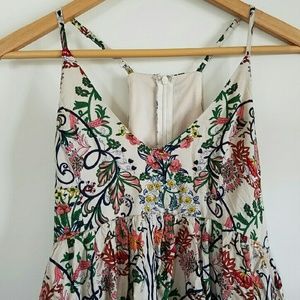 SOLD OUT Bohemian gardens floral print dress