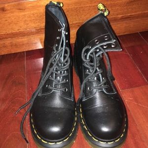 NEW black matte dr martens