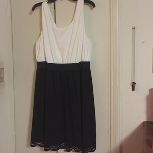 Black and white dress