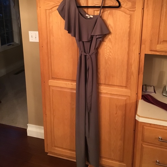 One shoulder jumpsuit