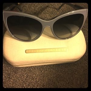 Gray Stella McCartney cat-eye sunglasses