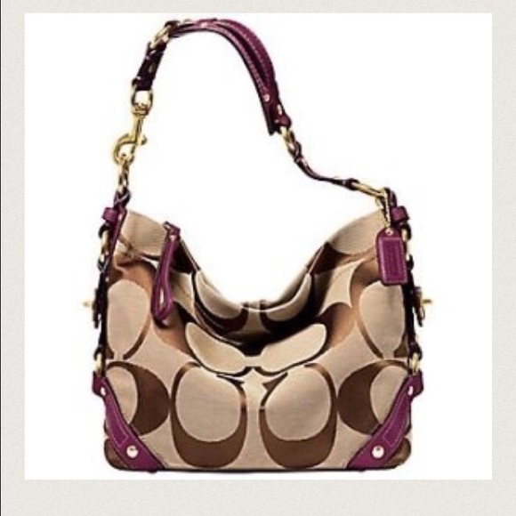 Coach Medium Carly Hobo Signature