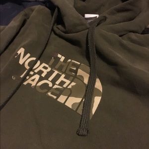 Men's camo north face hoodie