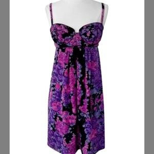 NWOT Rebecca Taylor floral print bustier dress