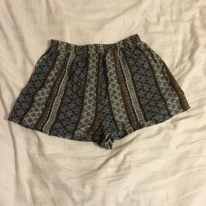 Forever21 Printed Flowy Shorts