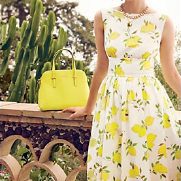 Kate spade lemon dress 6