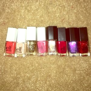 8 elf nail polishes!