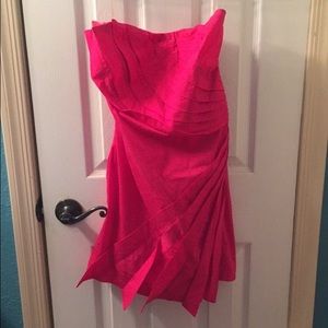 Hot pink formal dress! Size large