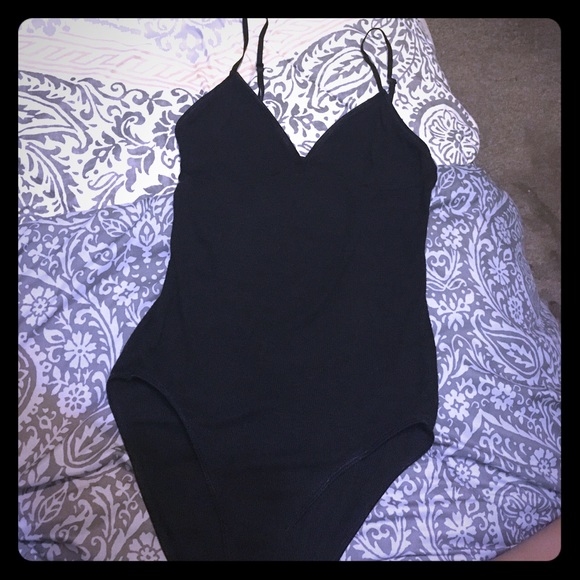 American Apparel ribbed bodysuit XS