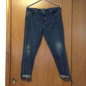 GAP high rise skinny jeans